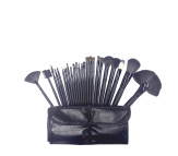 Callas 30PCS Professional High-Quality Makeup Brush Tool Set  - BLACK - CR-CMB30SET(B)